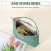 Unique Bargains Portable Canvas Zipper Makeup Bags and Organizers 1 Pc - 3 of 4