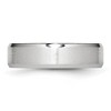 Black Bow Jewelry 6mm Cobalt Polished Beveled Edge Flat Satin Standard Fit Band - 4 of 4