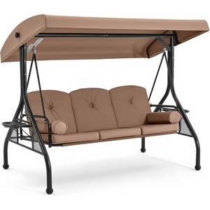 EROMMY 3 Seat Outdoor Porch Swing Chair - 1 of 4