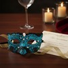 Unique Design I.E. Inc. Delma Black/blue Mask Costume Accessory - 4 of 4