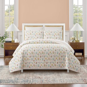 Angela Staehling for Makers Collective Floral Quilt Bedding Set - 1 of 4