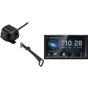Kenwood DDX9707S MultiMedia Receiver with CMOS-230LP Rearview Camera with License Plate Mounting Hardware - 1 of 4
