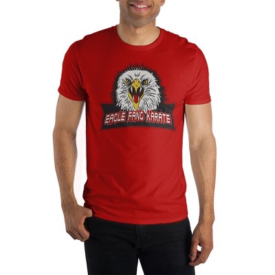 Eagle Fang Karate Cobra Kai Series Mens Red Shirt-L