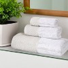 Ribbed Cotton Highly Absorbent Medium Weight 12 Piece Assorted Towel Set by Blue Nile Mills - 2 of 4