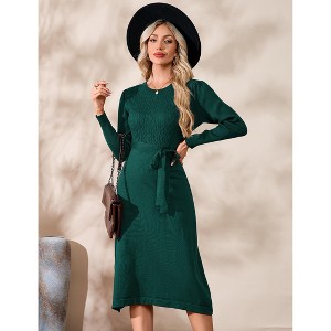 Garvee Women Long Sleeve Button Down Open Front Ribbed Knit Crop Cardigan Tops Slim Fit Sweater Pullover - 1 of 4