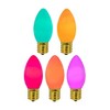 Novelty Lights Multicolor C9 LED RetroGlo Christmas Replacement Bulbs 25 Pack - 2 of 4