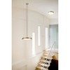 Access Lighting Roma 1 - Light Flush Mount in  Antique Brushed Brass - 3 of 4