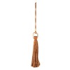 Hoop Top Orange Tassel Cotton & Wood - Foreside Home & Garden - 3 of 4