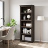 5 Tier Bookcase, Farmhouse Book Shelf with Storage, Tall Book Case Wooden 5 Shelf Bookcase for Home Office, Living Room, Bed Room - 4 of 4