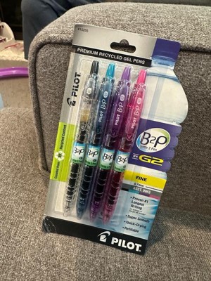 B2p 5ct Gel Pens Fine Tip Black Ink + 2 Refill : Target