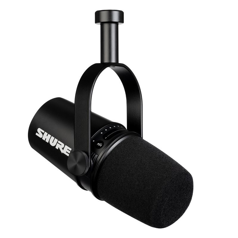 Shure MV7 USB/XLR Dynamic Microphone for Podcasting, Recording, Live Streaming & Gaming with Built-in Headphone Output, 1 of 17