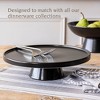 over&back Stoneware Round Cake Stand Semi-Matte - 4 of 4