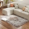 HOMCOM Area Rug, Vintage Machine Washable Rug, Non-Slip Floor Carpet for Living Room, Bedroom, Dining Room, Home Office - 4 of 4
