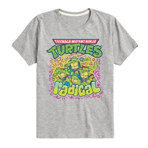 Boys' - Teenage Mutant Ninja Turtles - 90s Logo Short Sleeve Graphic T-Shirt - 1 of 4
