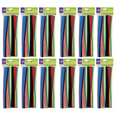 Creativity Street Jumbo Chenille Stems Classroom Pack, 1/4 X 12 Inches,  Various Color, Pack Of 1000 : Target