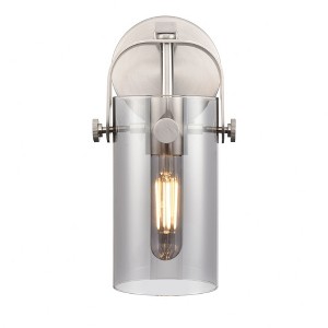 Pilaster II Cylinder - 1 Light Wall Sconce In Contemporary Style-10.5 Inches Tall and 4.5 Inches Wide - 1 of 1