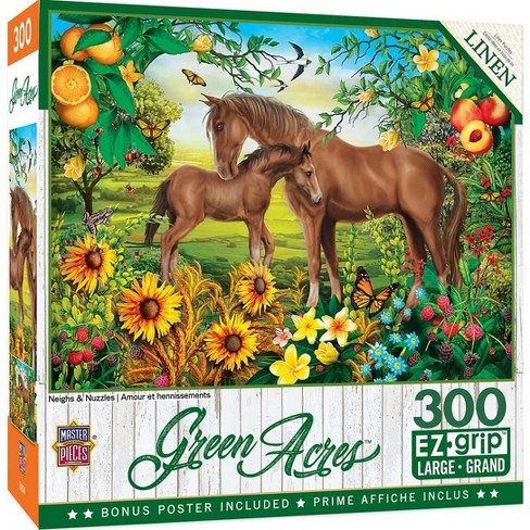 Masterpieces Inc Neighs Nuzzles 300 Piece Large Ez Grip Jigsaw Puzzle Target