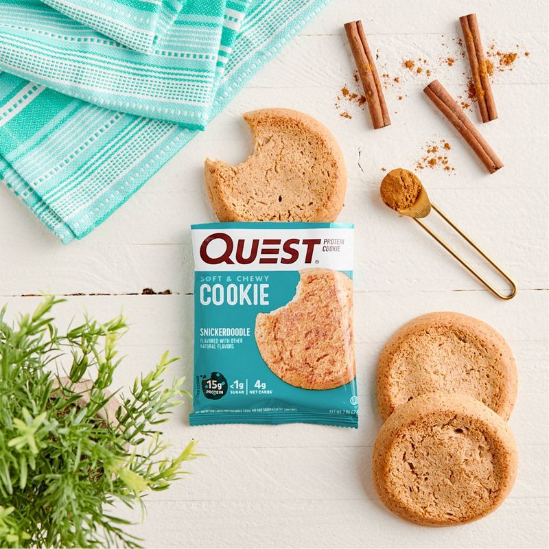Quest Nutrition Protein Cookie - Snickerdoodle, 5 of 9
