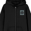 Dungeons & Dragons Tomb Of Horrors Long Sleeve Zip Up Men's Black Hooded Sweatshirt - 2 of 4