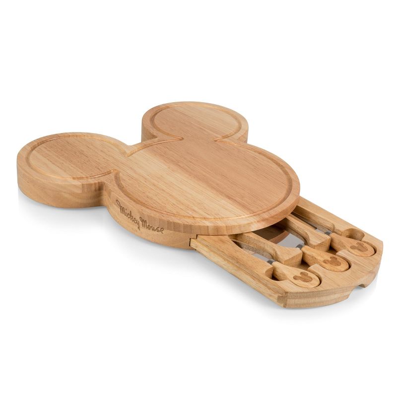 Disney Mickey Mouse Wood Cheese Board with Tool Set by Picnic Time, 3 of 6