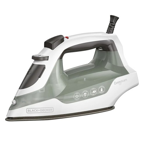 BLACK+DECKER SmartTemp Easy Steam Iron, Nonstick Soleplate Iron F210 