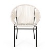 PAGED Patio Dining Chairs Set of 2 Minimalist Style Patio Chairs with Clean and Precise Lines for Backyard, Patio - 2 of 4