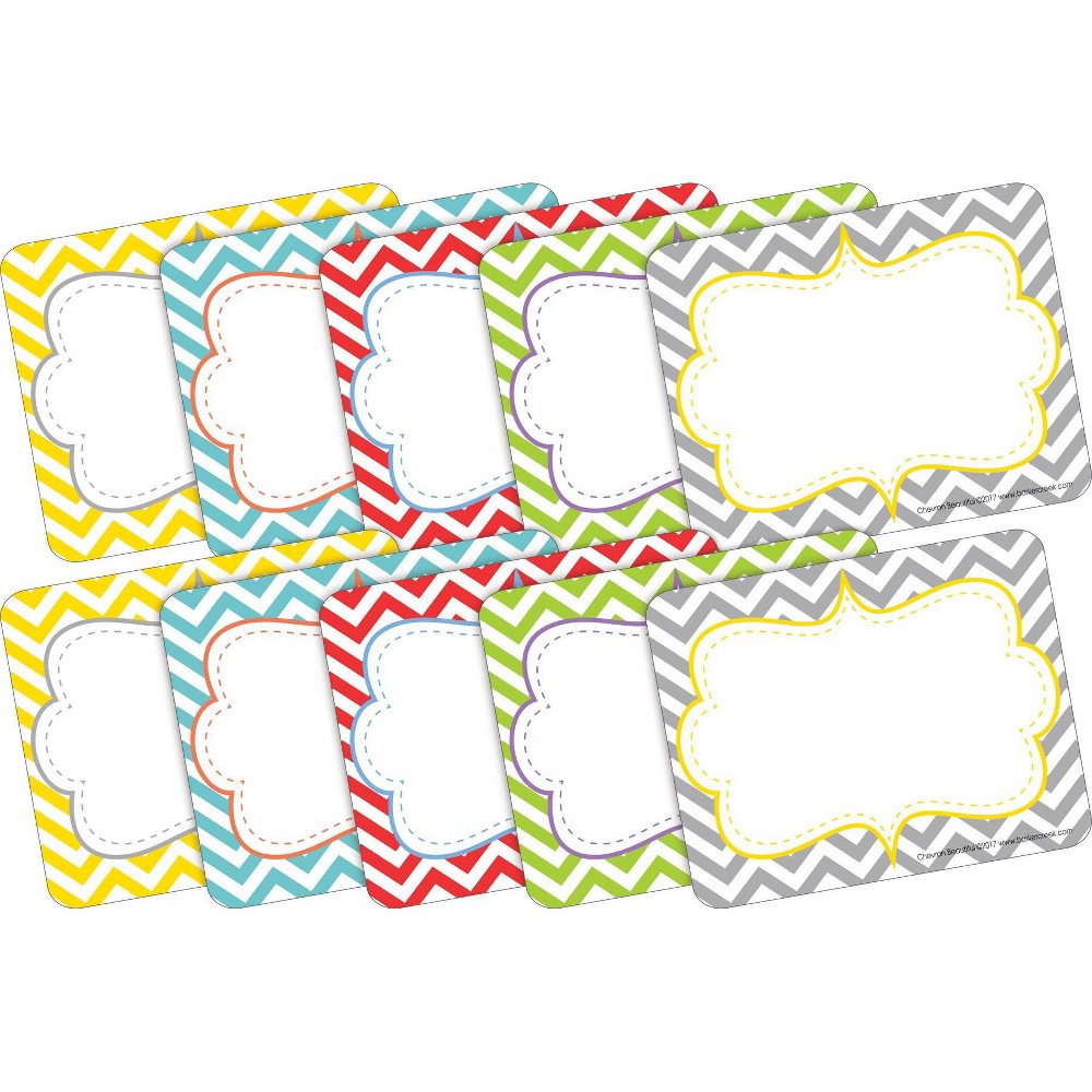 Photos - Educational Toy 2pk 45ea Chevron Beautiful Remember Me! Self-Adhesive Name Tag Labels - Ba