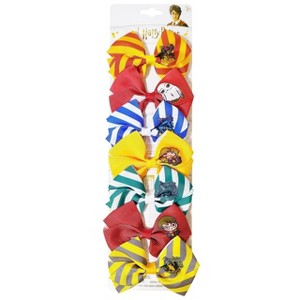 Harry Potter 4inch Girls 7-Pack Hair Bows with Alligator Clips – Ages 3+ - 1 of 4