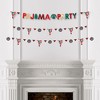 Big Dot of Happiness Christmas Pajamas - Holiday Plaid PJ Party Letter Banner Decoration - 36 Banner Cutouts and Pajama Party Banner Letters - image 3 of 4