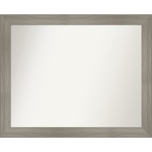 Amanti Art Grand Narrow Non-Beveled Framed Bathroom Vanity Wall Mirror - 1 of 4