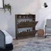 RISOKEYS Shoe Cabinet with 2 Flip Drawers and 1 Open Shelf,with Top Surface Freestanding Shoes Organizer Cabinet for Closet Hallway Entryway - 2 of 4