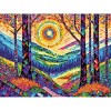 RoseArt Stained Glass The Sun Shines on Dreamland Jigsaw Puzzle - 300pc - 2 of 4