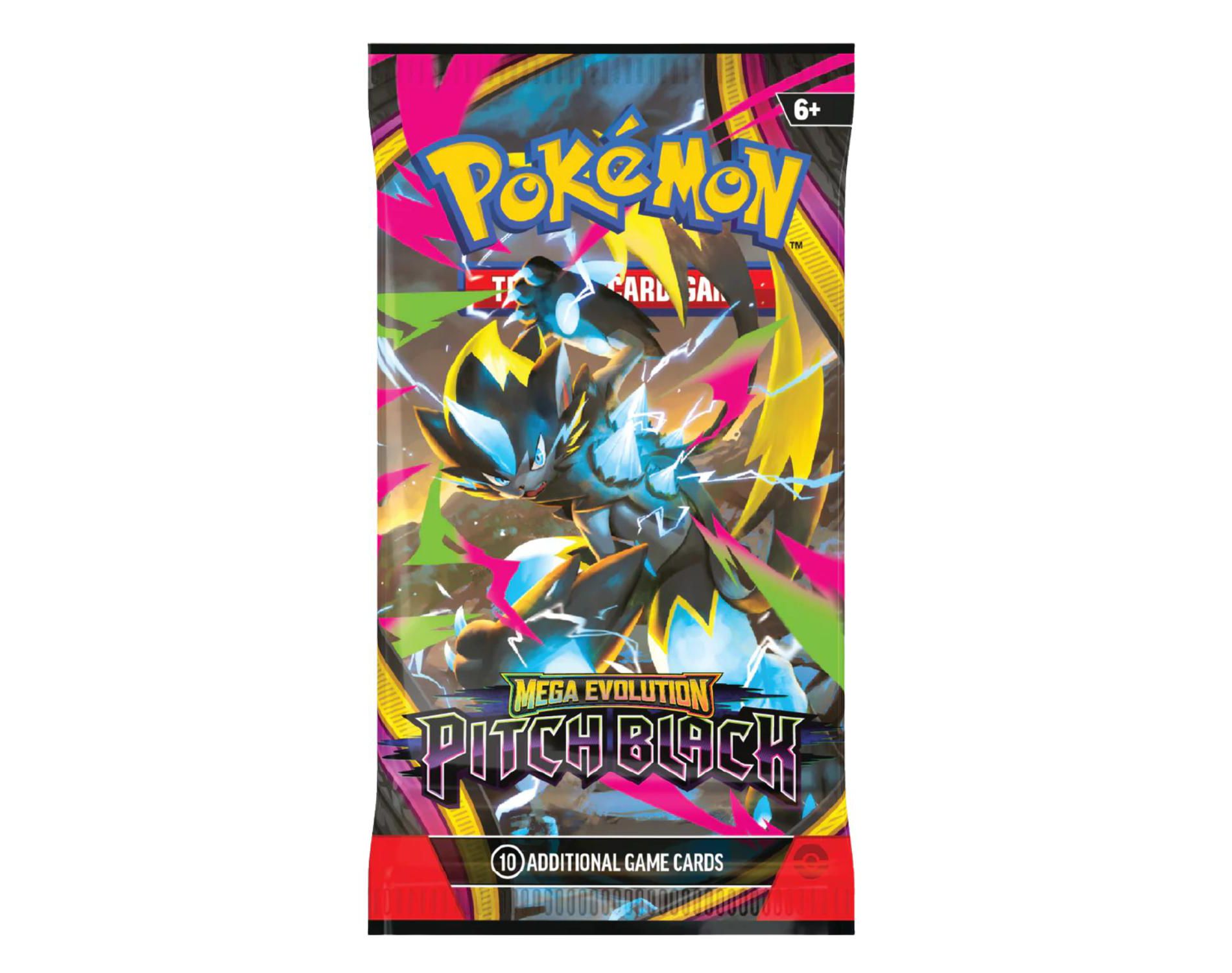Pokemon ME5 Mega Evolution Pitch Black Booster Pack | Mega Zeraora ex