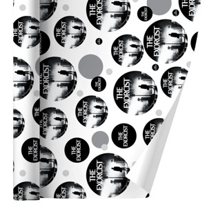 The Exorcist Logo And Silhouette Gift Wrap 30" x 72" - 1 of 4