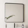 GlasFlength Decorative Wall Mirrors 36.02 Inch Bathroom Mirror Modern Wall Decor, Unique Style, for Entryway, Bedroom,Living Room, Washroom, Black - 2 of 4