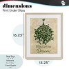 Stupell Industries Mistletoe Dreams Rustic Framed Print Under Glass Art - 4 of 4