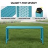 Karl Home | 39.3-Inch Patio Metal Bench - 3 of 4