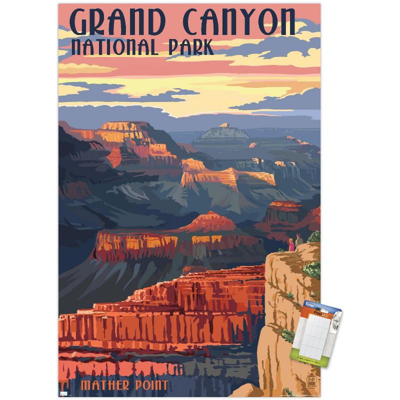 Trends International Lantern Press - Grand Canyon Mather Point Unframed Wall Poster Prints, 1 of 7