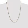 Black Bow Jewelry 1.5mm 14k Yellow Gold Solid Franco Chain Necklace - 2 of 4