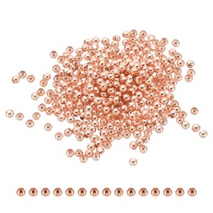Unique Bargains Metal Round Jewelry Making Gold Filled Spacer Beads 100 Pcs - 1 of 4