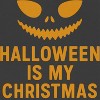 Rerun Island Women Halloween Is My Christmas Grin Short Sleeve Graphic Cotton Cropped Loose T-shirt - 2 of 4