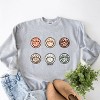 Simply Sage Market S.W.Smiley Leopard Smiley Face Stacked Sweatshirt - 3 of 4