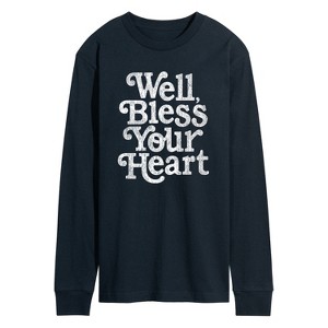 Men's - Instant Message - Well Bless Your Heart Long Sleeve Graphic T-Shirt - 1 of 4