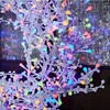 GE 28-in Hanging Winterberry Branch Wreath with Color Changing LED Lights - 2 of 3