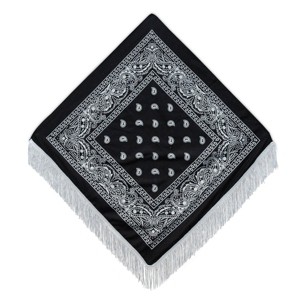 Fringe Bandana Black - Bullseye's Playground™ - 1 of 4