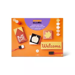 Fall Paint-Your-Own Tiered Tray Sign Kit - Mondo Llama™