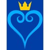 Men's Kingdom Hearts 1 Blue Heart T-Shirt - 2 of 4