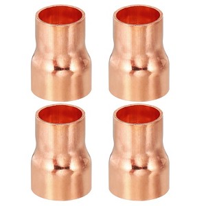 Unique Bargains Sweat Solder Connection Copper Reducing Coupling Pressure Plumb Fittings 4 Pcs - 1 of 4