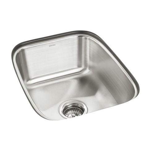 Sterling 11449 Springdale 16 1 2 Single Basin Undermount Stainless Steel Bar Sink