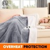 Inhand Heated Blanket Electric Heating Blanket Auto-Off 10 Heat Level Over-Heat Protection Flannel ETL Certified - 2 of 4